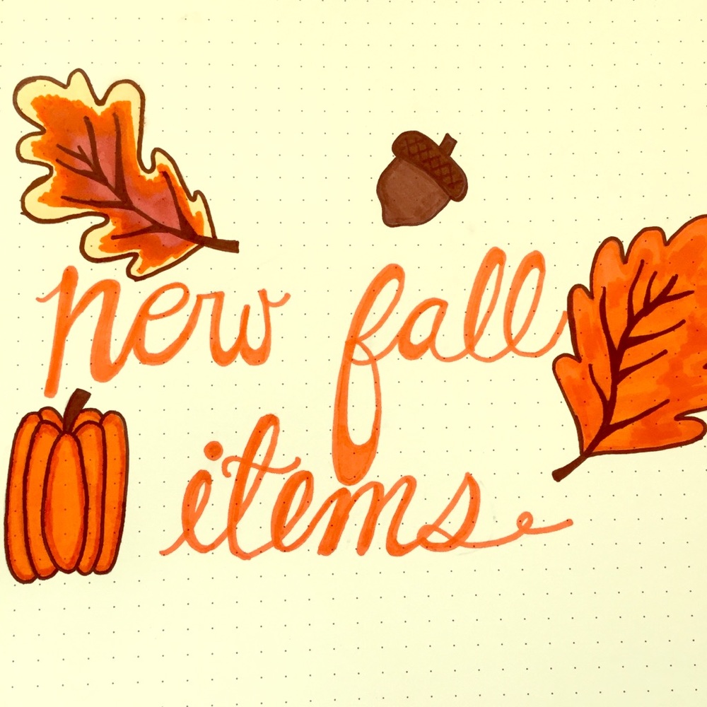 New Fall Items!